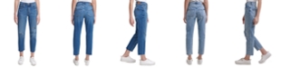 Calvin Klein Jeans High-Rise Distressed Ankle Jeans